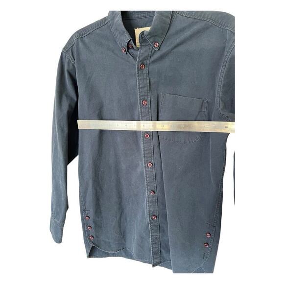 Kith Button Down Blue Utility Shirt Cotton Navy Size M - Picture 4 of 10